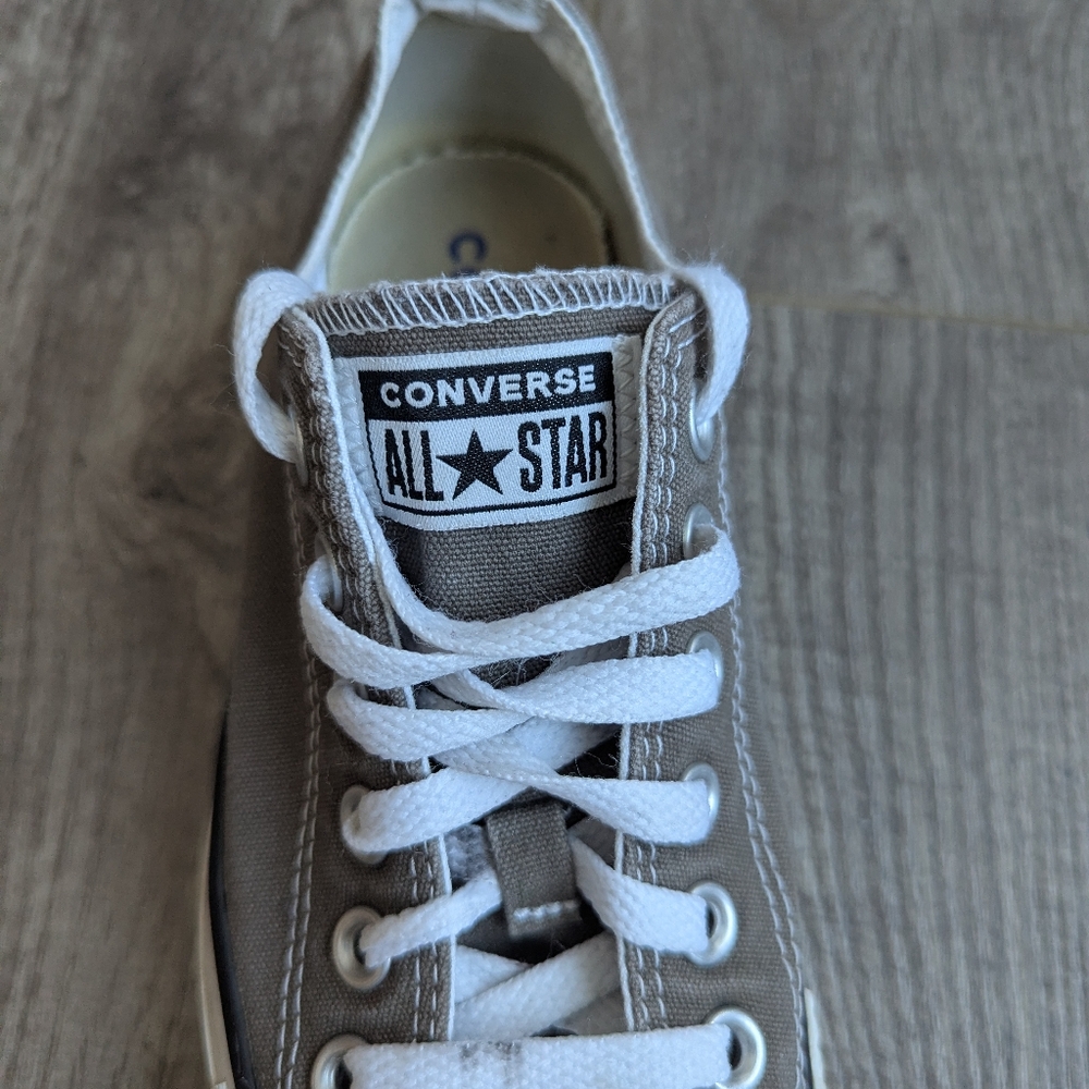Converse Gray Low-Top Sneakers - Picture 4 of 12
